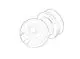 DORNBRACHT-Kugelgelenk-fuer-Luftsprudler-Bidet-ERSATZTEILE-092140011-D-26-x-37-mm-Chrom-092140011-00 gallery number 1